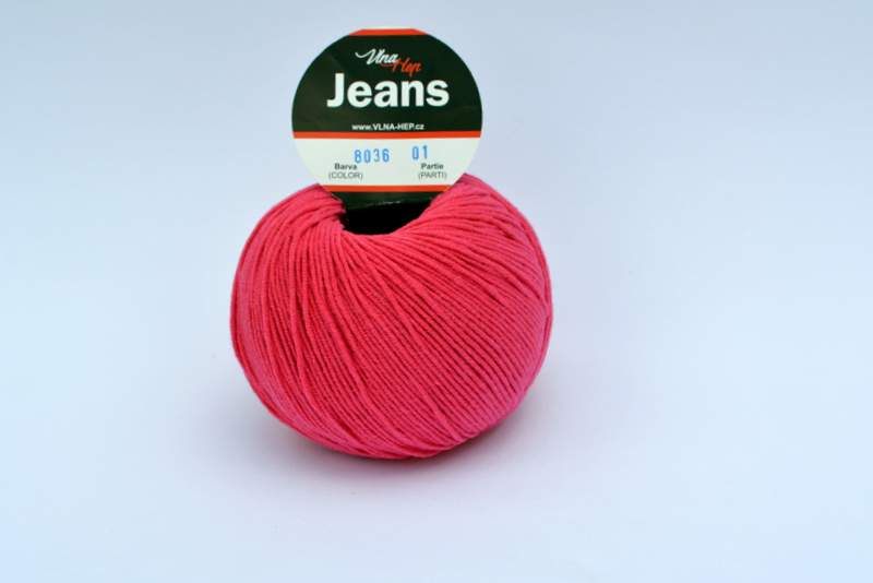 Jeans 8036 (pivoňková)