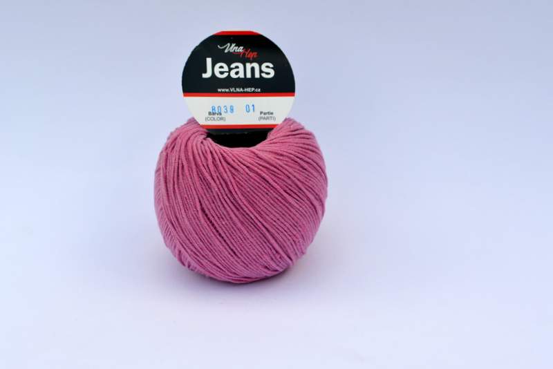 Jeans 8039 (střední růžová)