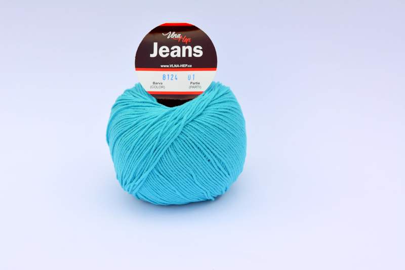 Jeans 8124 (tyrkys)