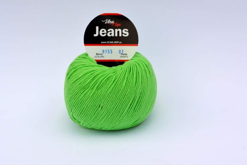 Jeans 8155 (jasně zelená)