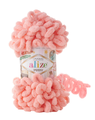 Puffy 529 (lososově růžová)