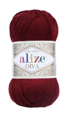 Diva 57 bordó