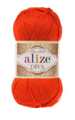 Diva 37 tmavší oranžová