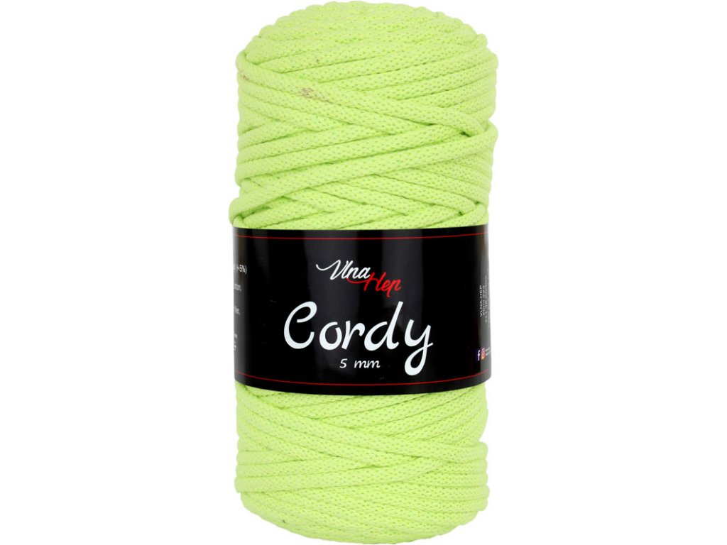 Cordy 5 mm 8145 (sv.zelená)