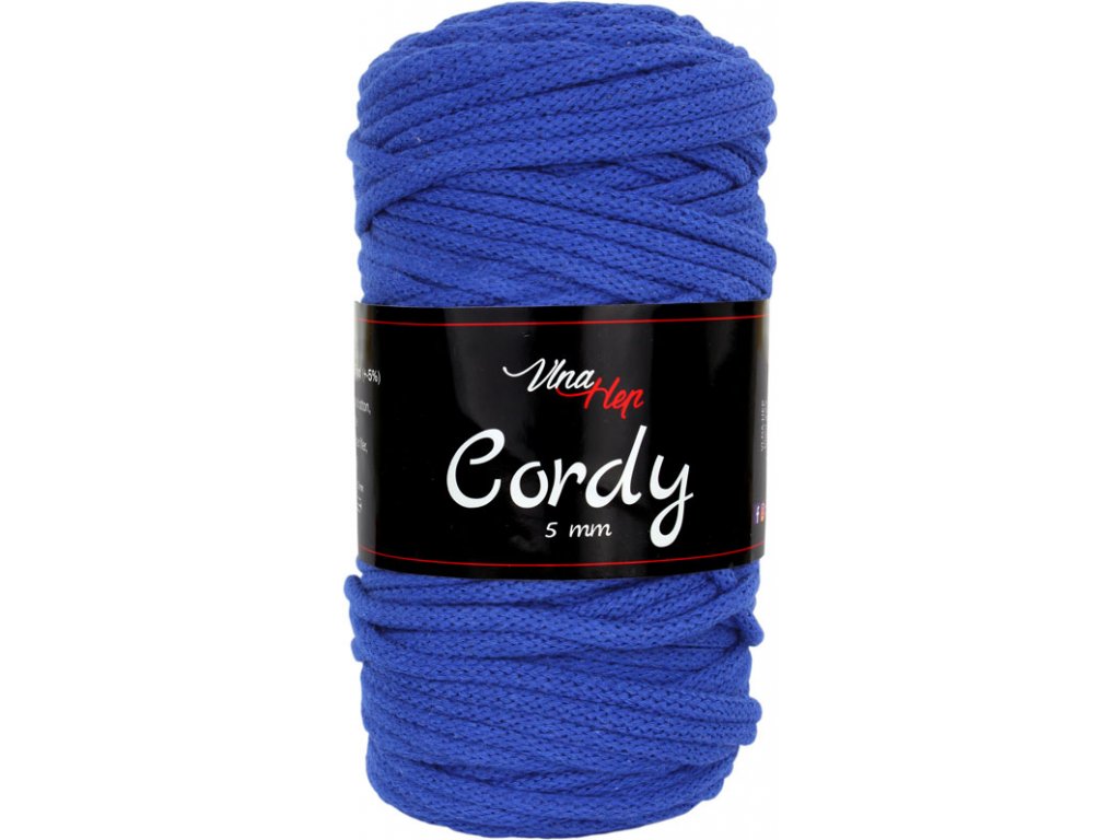 Cordy 5 mm 8107 (král.modrá)