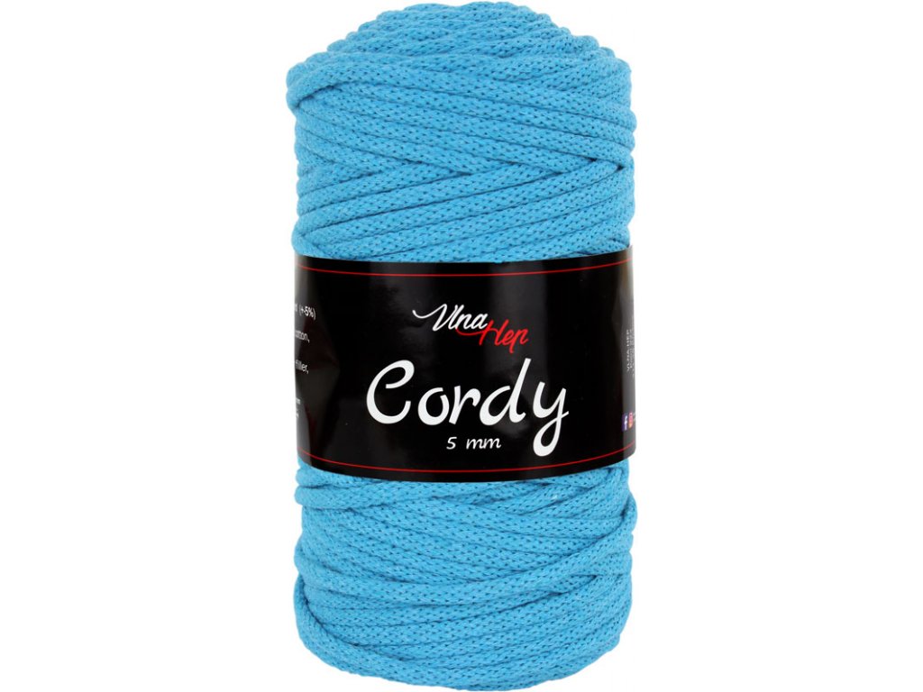 Cordy 5 mm 8127 (tyrkysová)