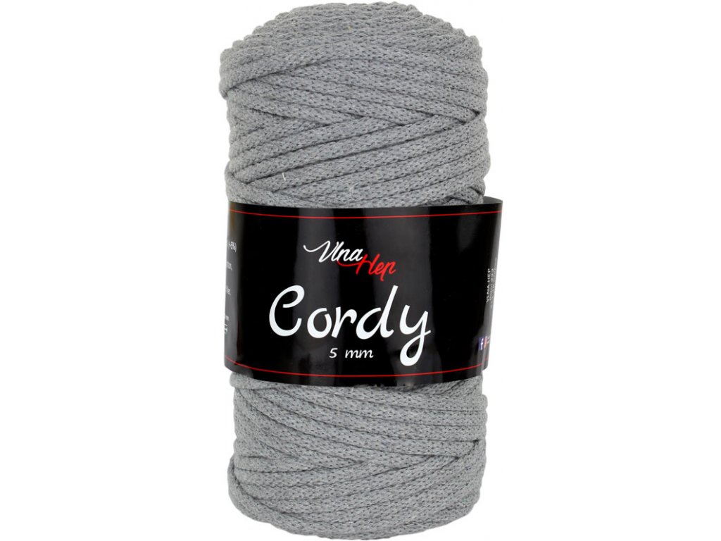 Cordy 5 mm 8235 (šedá)