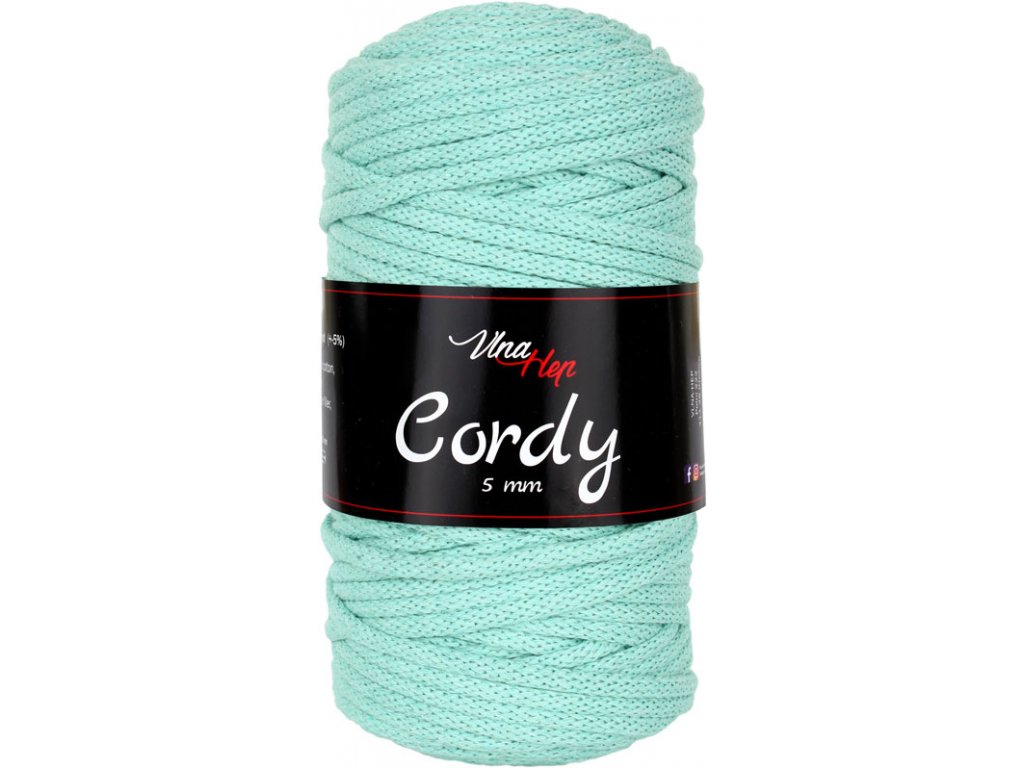 Cordy 5 mm 8134 (mentolová)