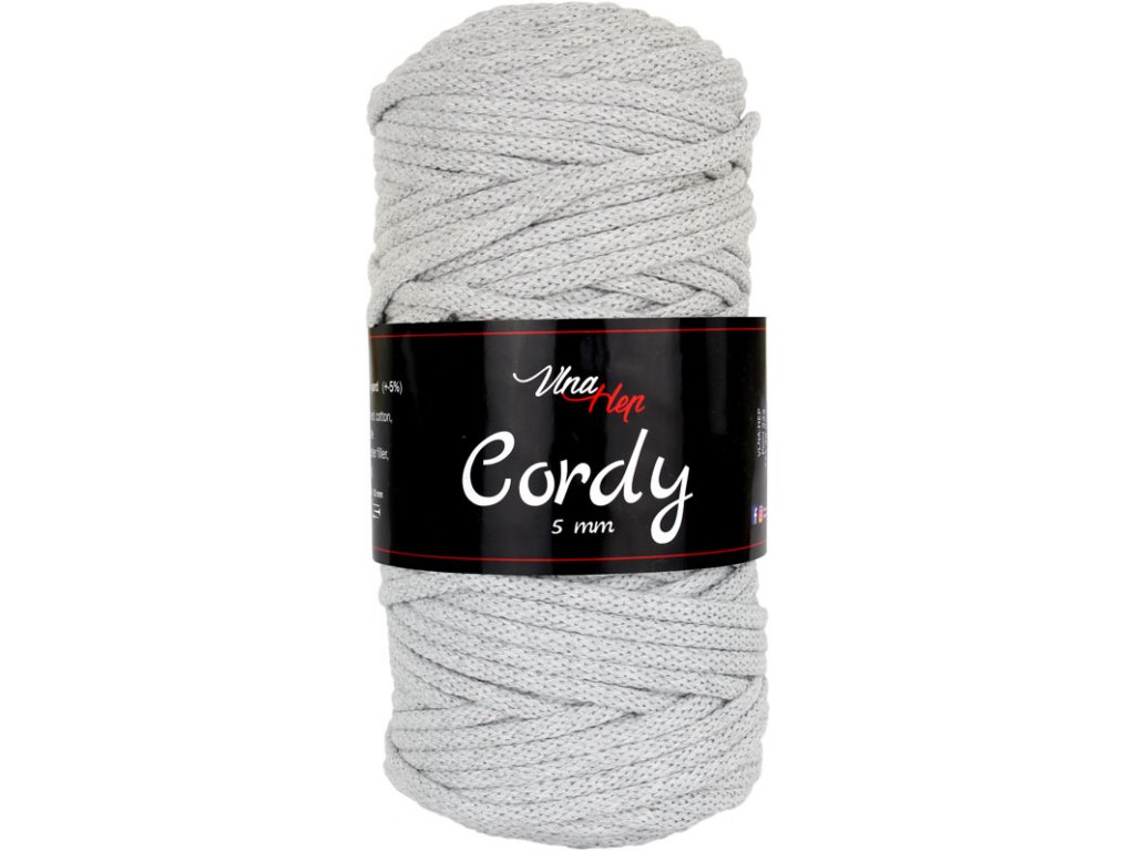 Cordy 5 mm 8231 (šedá)