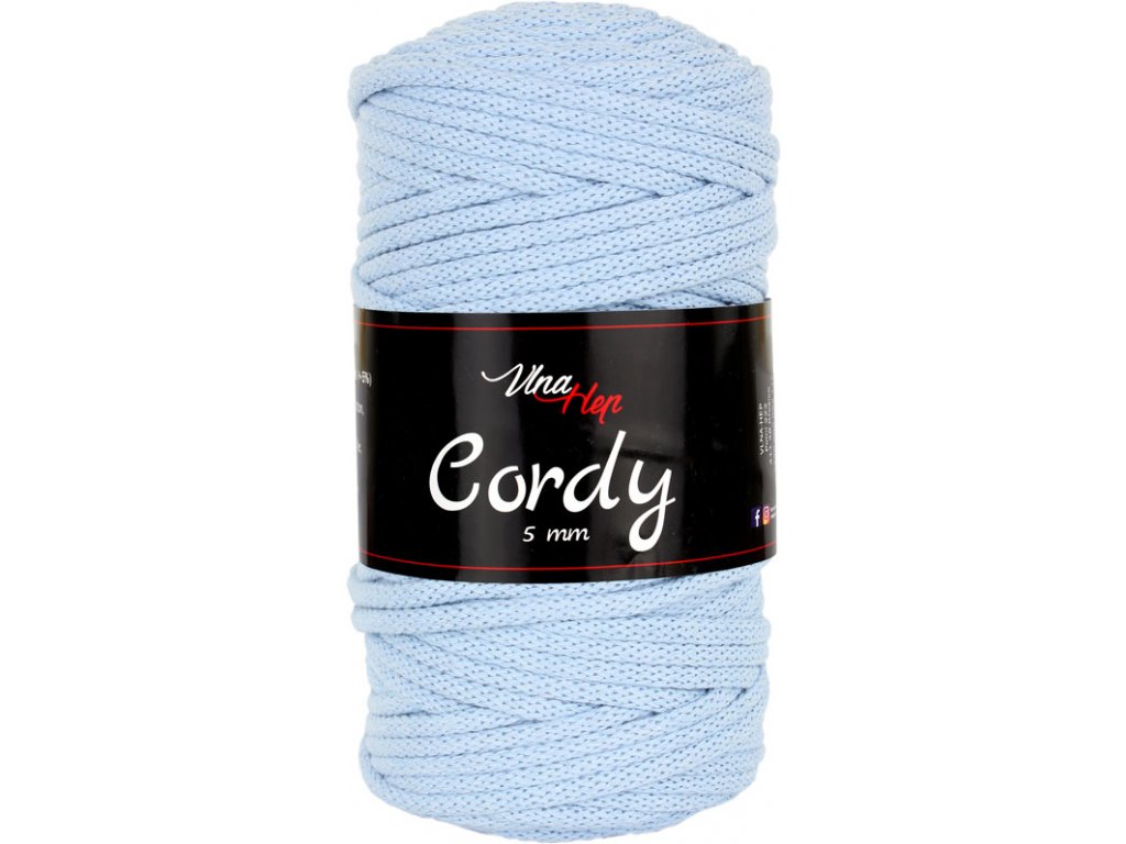 Cordy 5 mm 8422 (sv.modrá)