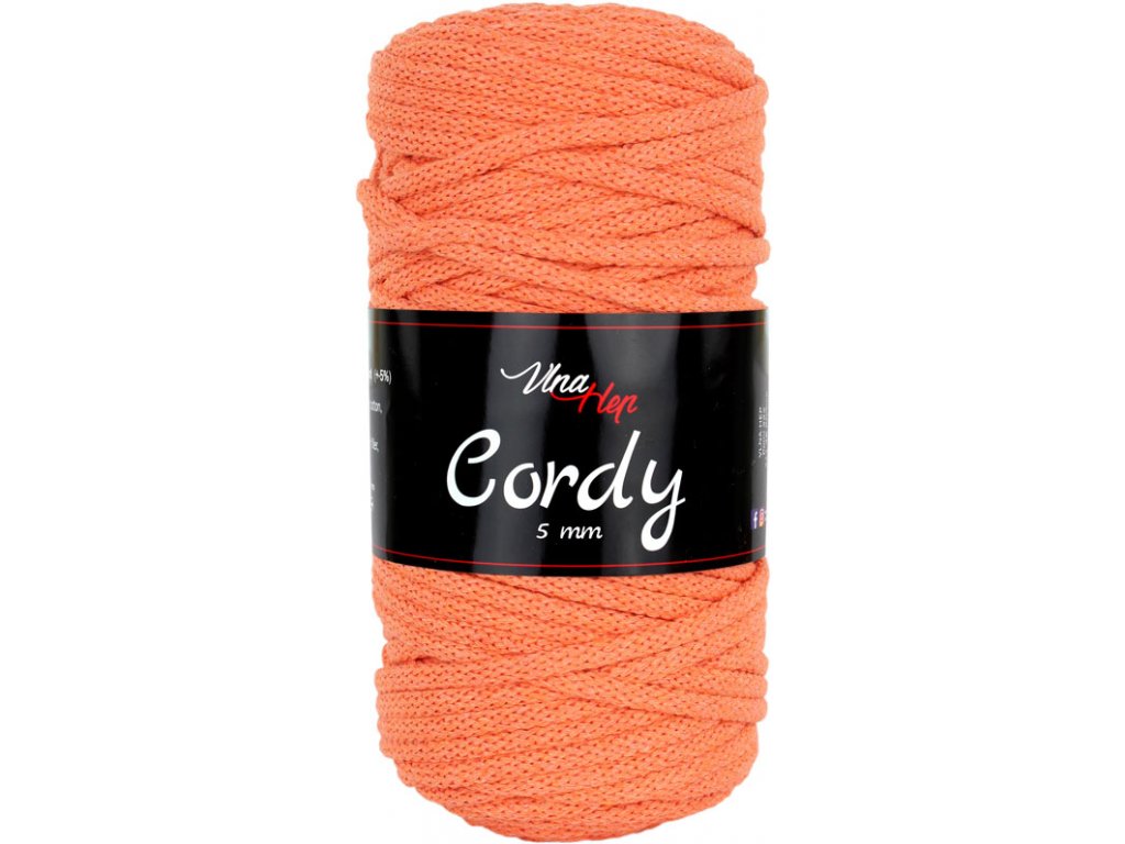 Cordy 5 mm 8194 (oranžová)