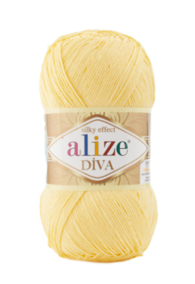 Diva 187 sv.žlutá
