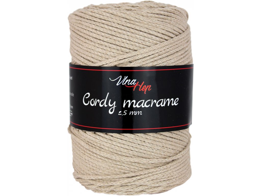 Cordy 5 mm 8214 (capucino)