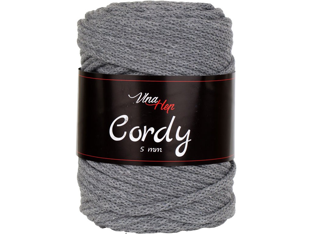 Cordy 5 mm 8232 (šedá)