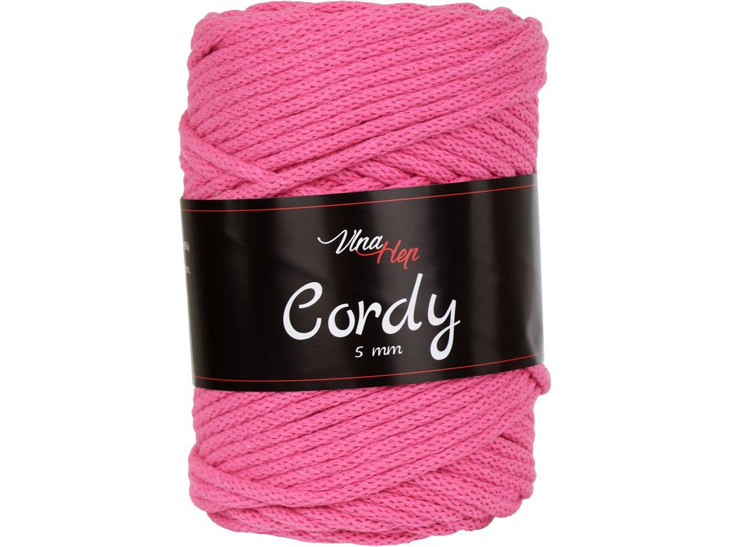 Cordy 5 mm 8036 (růžová)