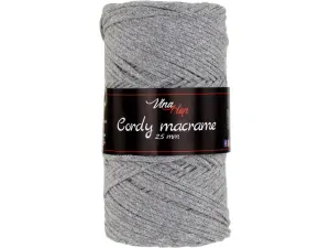 Cordy 2,5 mm macrame 8232 (šedá)