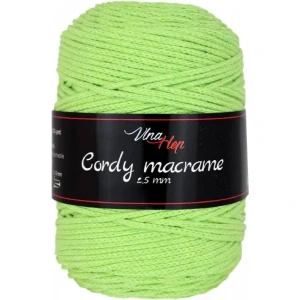 Cordy 2,5 mm macrame 8145 (zelená)