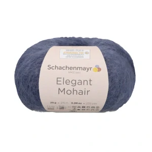 Elegant Mohair 51 (šedomodrá)