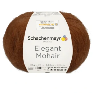 Elegant Mohair 12 (hnědá)