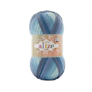Bella Batik 3299 (modrý melír)