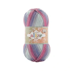 Bella Batik 3686 (fialová, mentolová, růžová)