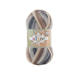 Bella Batik 5742 (hnědočerný melír)