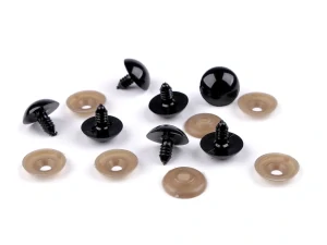 Oko bezpečnostní černé 20 mm