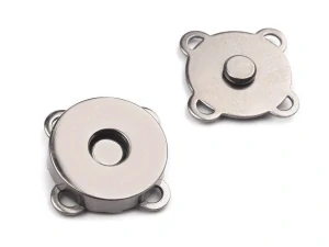 Magnetické zapínání k přišití 18 mm černý nikl