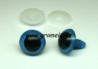 Oko bezpečnostní modré 18 mm