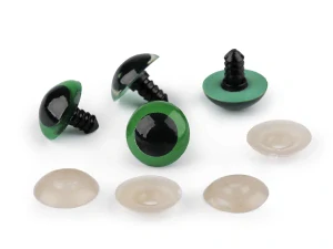 Oko bezpečnostní zelené 20 mm