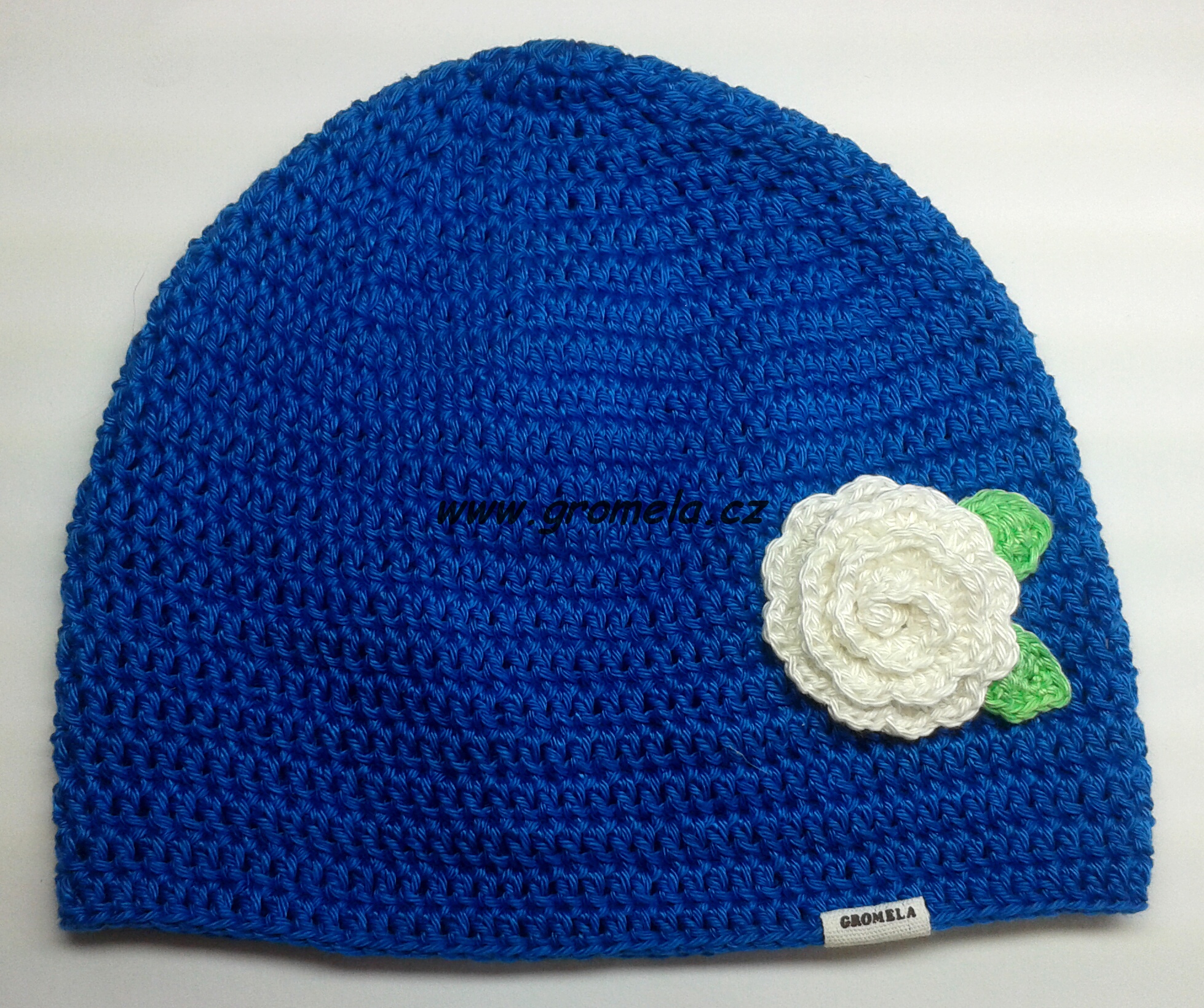 Čepice s růží (cena dle velikosti)